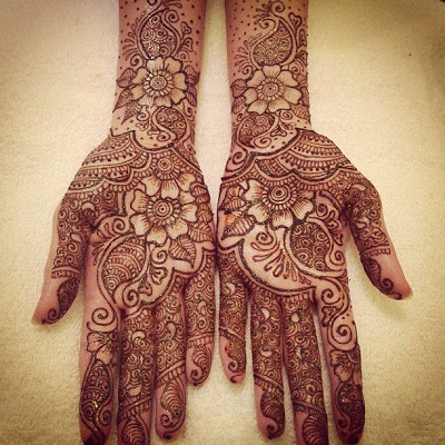 latest arabic mehndi designs for eid festival