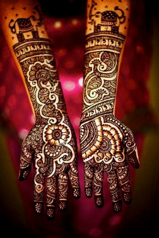 best bridal arabic mehndi styles 2018 for full hands