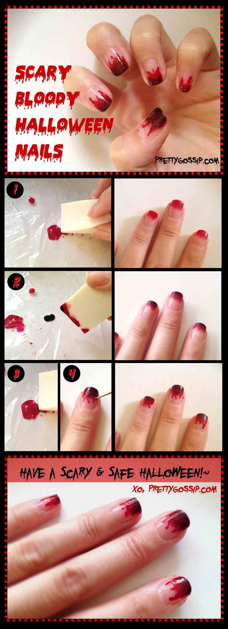 Easy Halloween Nail Art Tutorials 2023-24 Step By Step | FashionEven