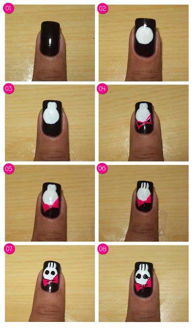 Easy halloween nail art, latest halloween nails tutorial