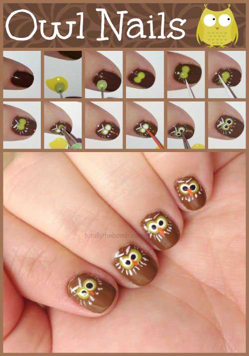 Easy halloween nail art, latest halloween nails tutorial