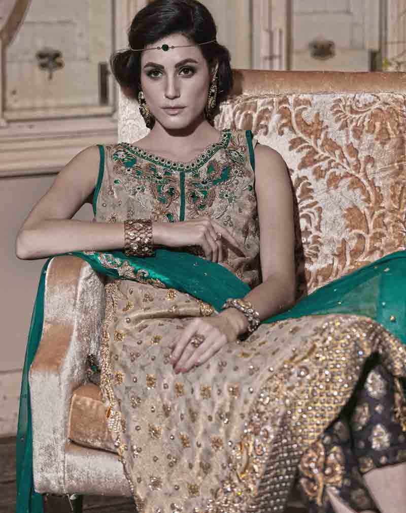 pakistani designer bridal mehndi dresses with prices, mehndi dress for brides