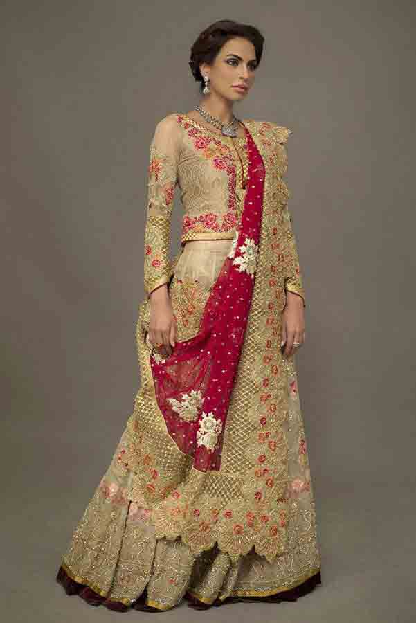 pakistani designer bridal mehndi dresses with prices, mehndi dress for brides