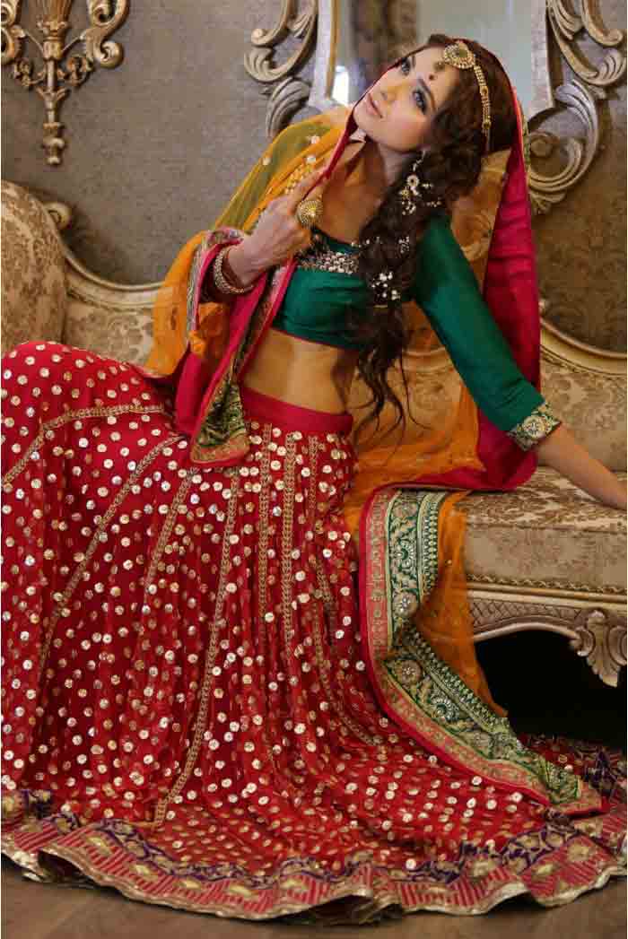 pakistani designer bridal mehndi dresses with prices, mehndi dress for brides