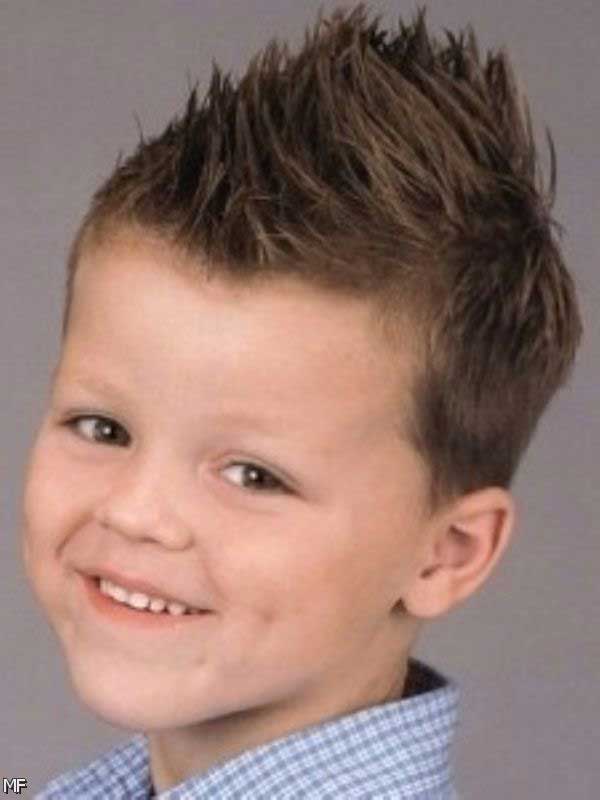 Straight spike haircut ideas for kids