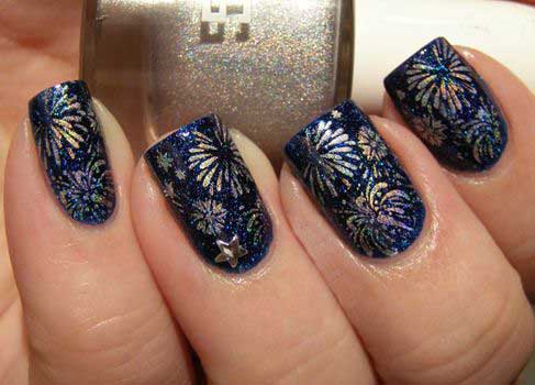 latest new year nail art designs