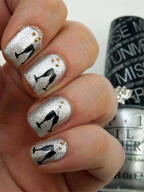 latest new year nail art designs