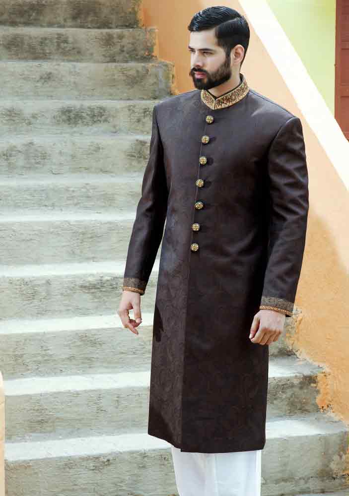 latest pakistani groom wedding sherwani designs 2017 for mehndi