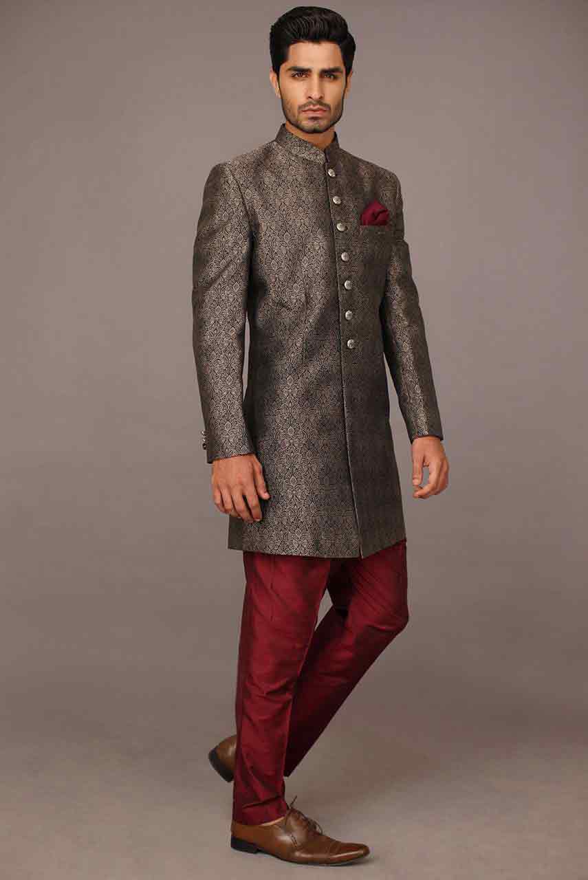 latest pakistani groom wedding sherwani designs 2017 for mehndi