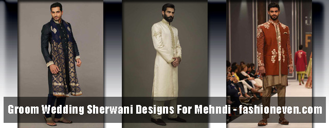 mehndi dress for groom 2018