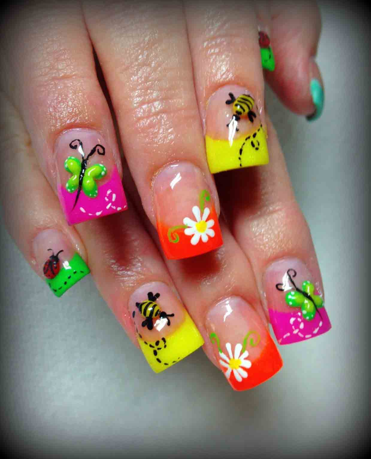 best teen nail art designs, latest nail paint ideas for teenage girls