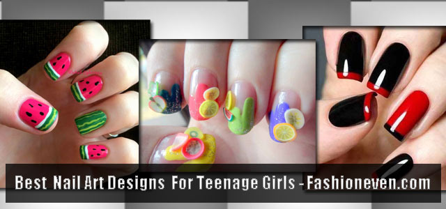 best teen nail art designs, latest nail paint ideas for teenage girls