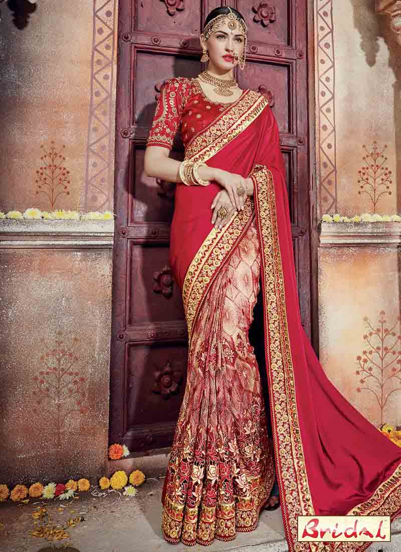 latest saree designs for wedding