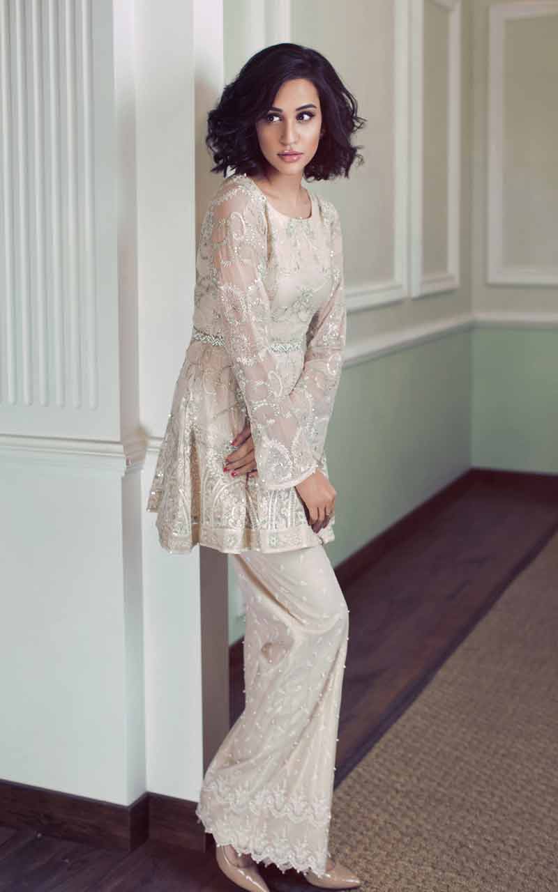 pakistani short frock design 2018