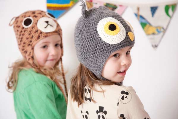 stylish cute warm caps and hats for kids latest winter fashion accessories trend 2017 2018 in Pakistan