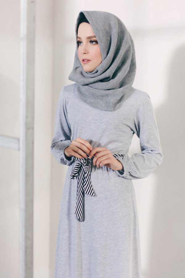 awesome grey arabian and pakistani hijab styles trend 2017 2018