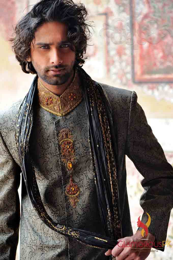 best pakistani men long curly hairstyles 2017 for mehndi function