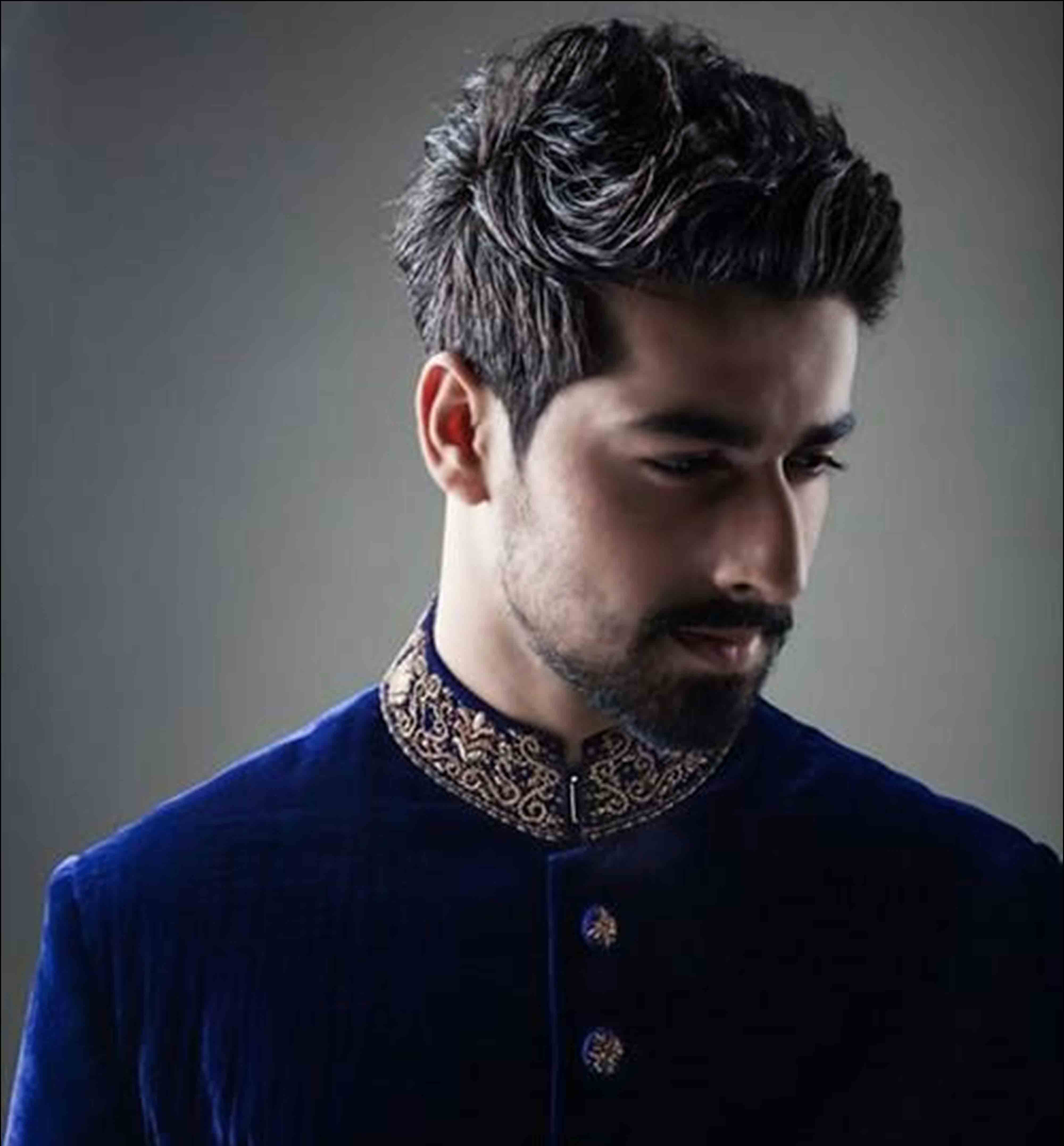 best pakistani men spiky hairstyles 2017 for mehndi function