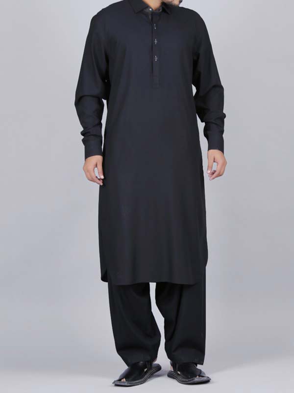 trendy black best pakistani men kurta shalwar kameez designs 2017