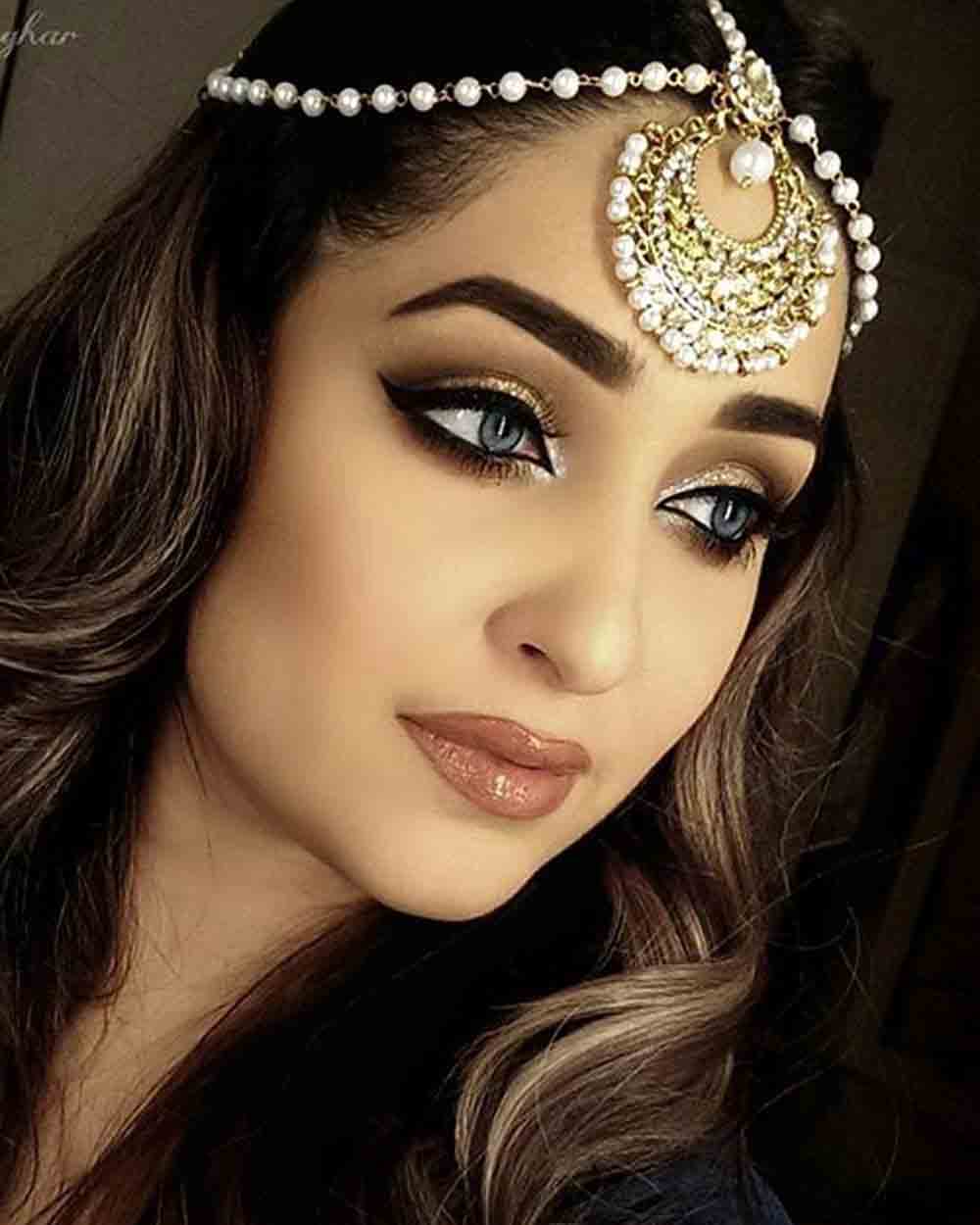 new trendy best matha patti or maang tikka hairstyles for party 2017