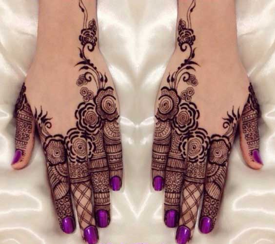 Full fingers mehndi