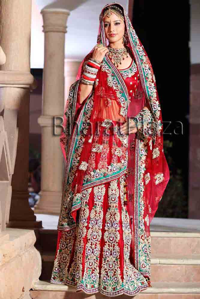 New Indian bridal best bridal dupatta setting styles 2017 