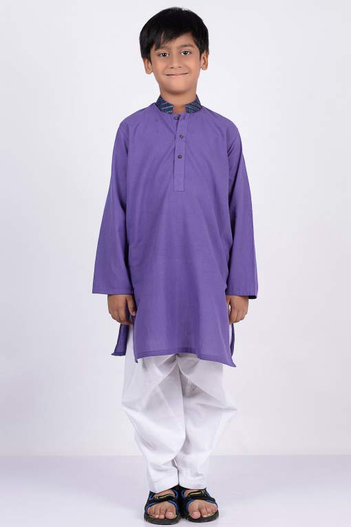 blue kurta with white shalwar latest little boys kurta shalwar kameez designs 2017 for summer in Pakistan