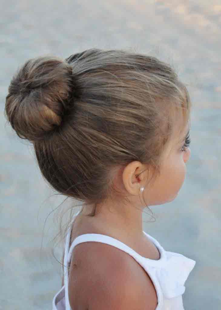 latest updo hair bun little girls hairstyles for eid party 2017