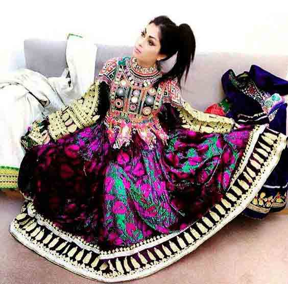 latest purple pathani frock style dress designs 2017