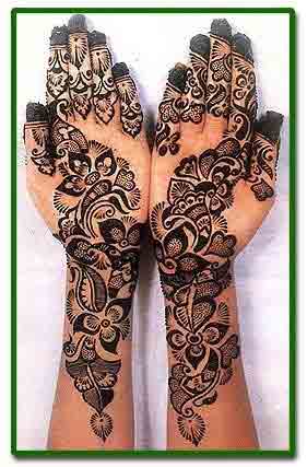 Full front hand and wrist simple Pakistani mehndi designs 2017 for eid