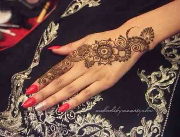 back hand beautiful and simple Pakistani mehndi designs 2017 for eid