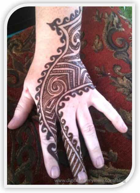 latest back hand mehndi designs for men 2017