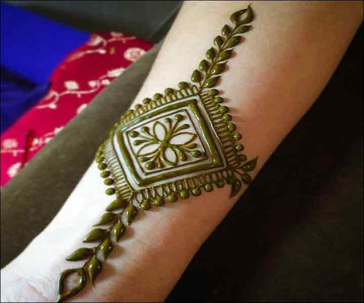 latest wrist mehndi designs for men 2017