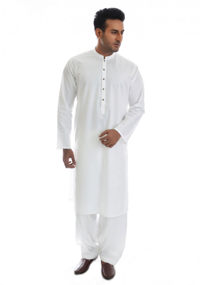 best white shalwar kameez new Eid kurta dresses for boys 2017 Amir Adnan