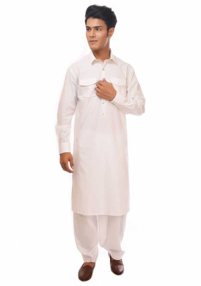 Best white new Eid kurta dresses for boys 2017 Amir Adnan