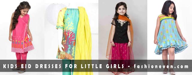 latest kids eid dresses for little girls in Pakistan 2017