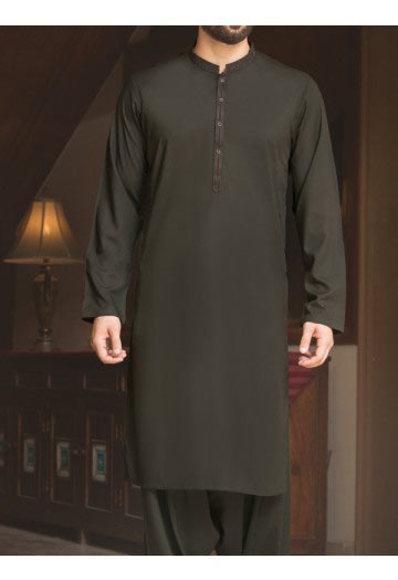 latest black men eid kurta shalwar kameez and waistcoat dress designs 2017 by Junaid Jamshed