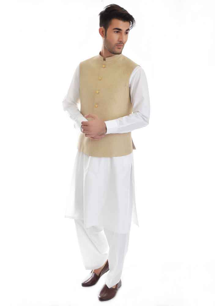 white kurta design with waistcoat latest amir adnan men kurta designs for ramadan 2017