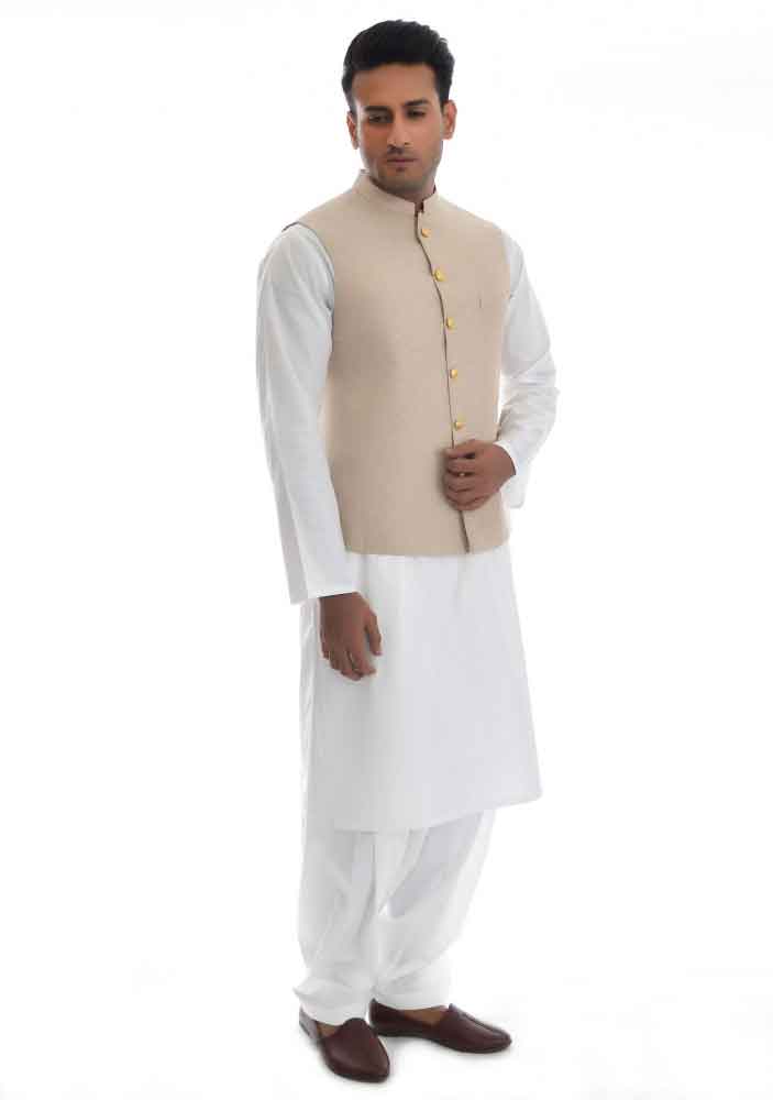 plain white shalwar kameez with waistcoat latest amir adnan men kurta designs for ramadan 2017