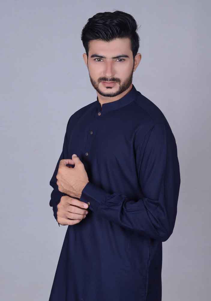 best navy blue simple kurta designs latest amir adnan men kurta designs for ramadan 2017