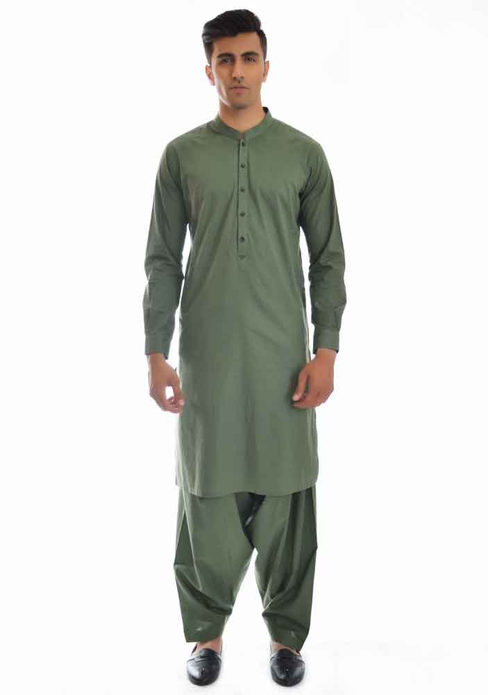 Plain green kurta shalwar latest amir adnan men kurta designs for ramadan 2017