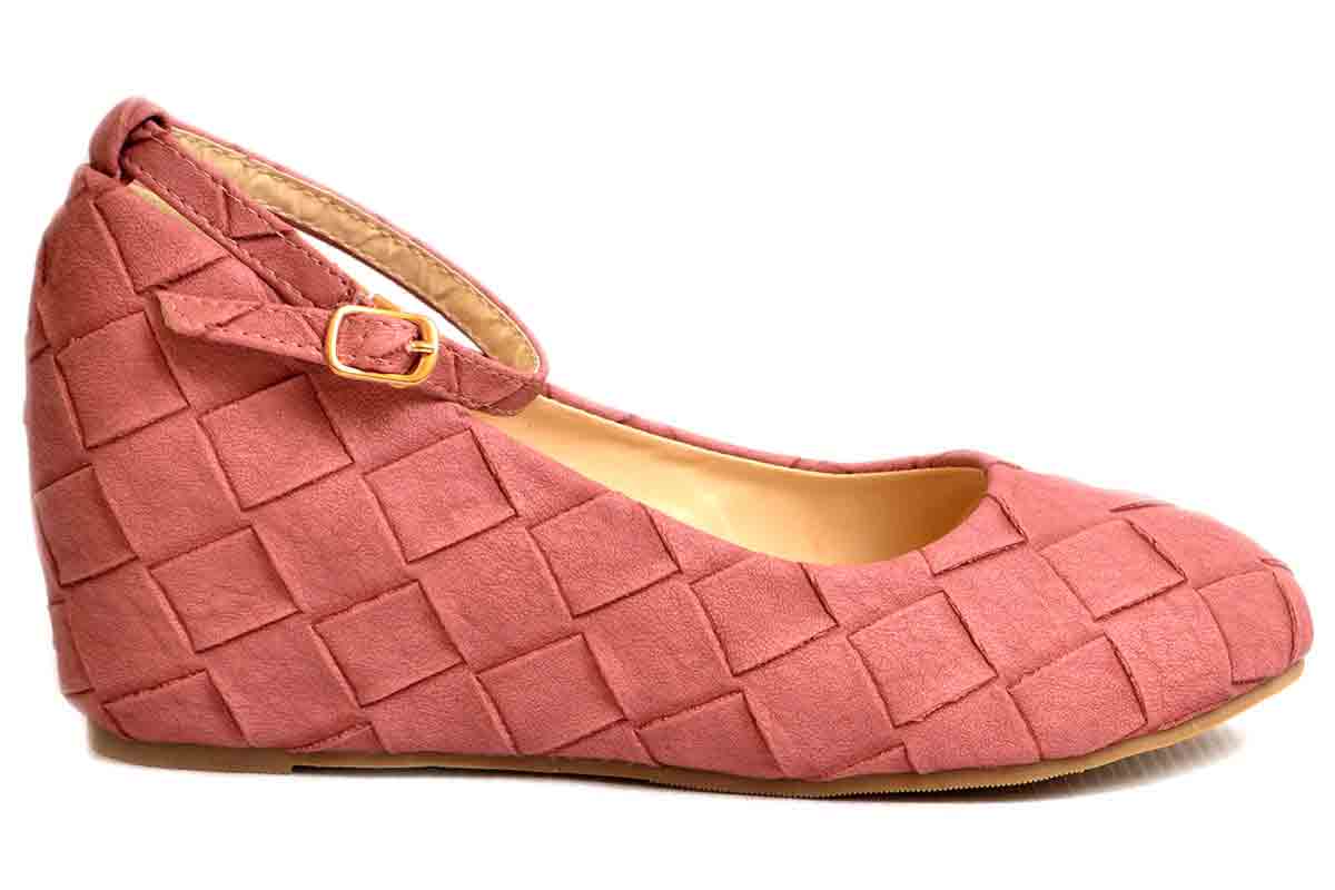 Pink eid wedges latest women shoes for eid 2017 metro party shoes