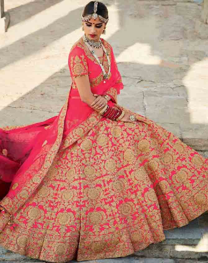 latest wedding ghagra choli