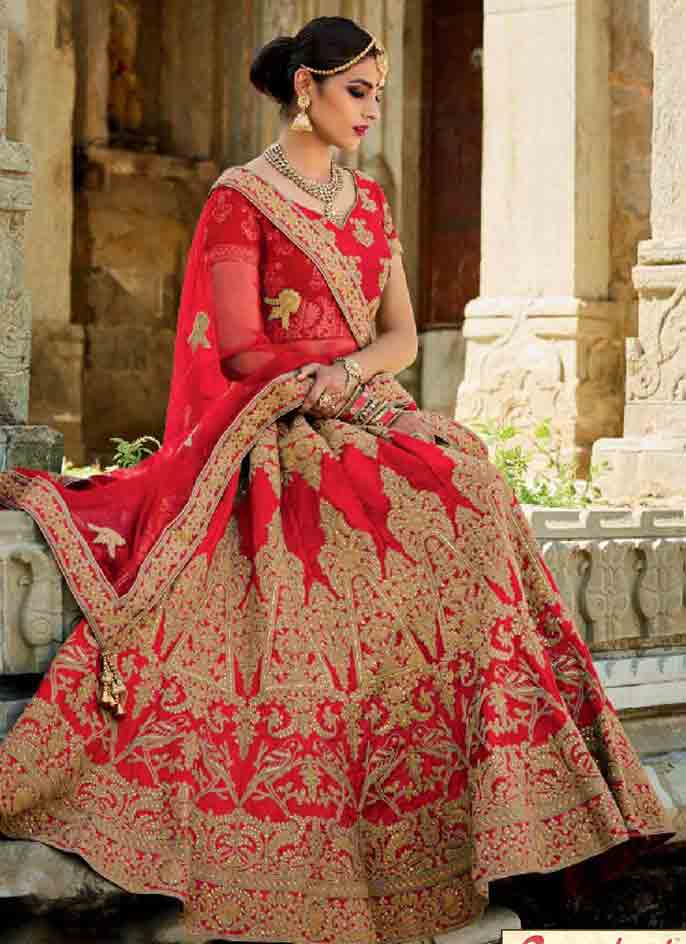 indian bridal ghagra choli