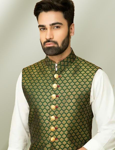 14 august waistcoat for boys in Pakistan 2017