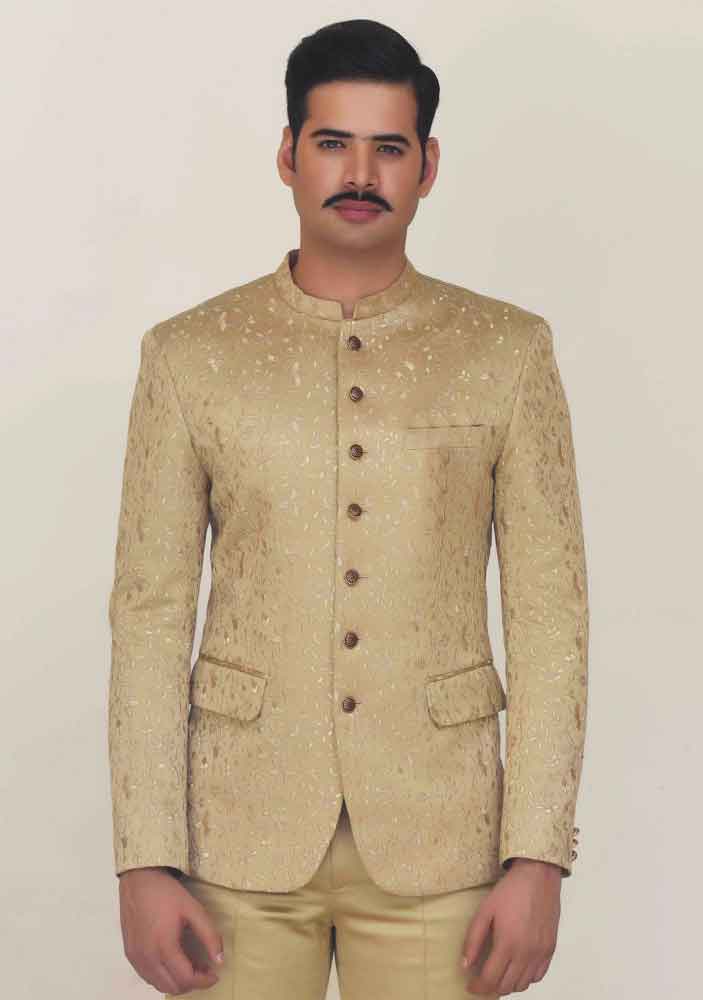 Golden waistcoat designs 2017 with pant for boys in Pakistan