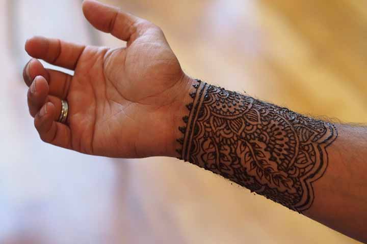 wrist bangle bracelet mehndi designs for boys hands 2017