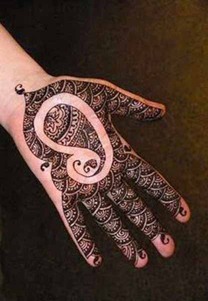 Latest mehndi designs for boys hands 2017