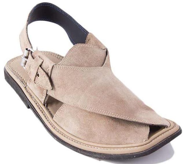 Beige Peshawari chappal designs 2017 for men