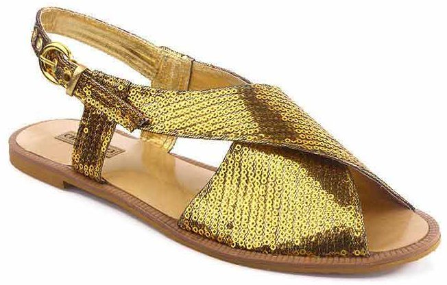 Shimmery golden kheri from the collection of latest Peshawari chappal designs 2017 for men